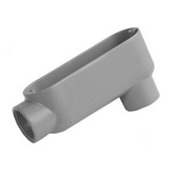 Morris 14047 Aluminum Rigid Conduit Body LB Type - Threaded, 3 in.