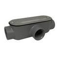 thumbnail image 1 of Morris 14078 Aluminum Rigid Conduit Body T Type - Threaded with Cover & Gasket, 3.5 in., 1 of 1