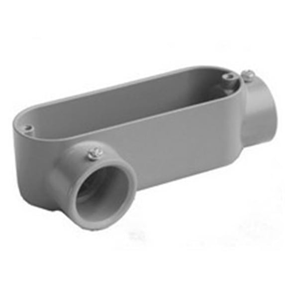 Morris 14184 Aluminum EMT Set Screw Conduit Body LR Type, 1.5 in.