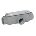 thumbnail image 1 of Morris 14262 Aluminum Combination Conduit Body T Type - Threaded & Set Screw with Cover & Gasket- 1.5 in., 1 of 1