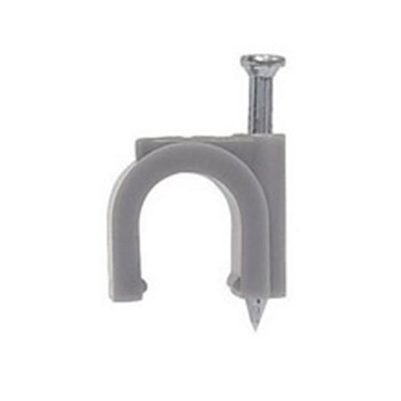 Morris 35043 Cable Clip RG6 Coax Black - 100 pieces