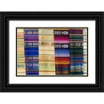 thumbnail image 1 of Morris, Arthur 32x23 Black Ornate Wood Framed with Double Matting Museum Art Print Titled - Ecuador, Quito Shawls displayed at market, 1 of 4