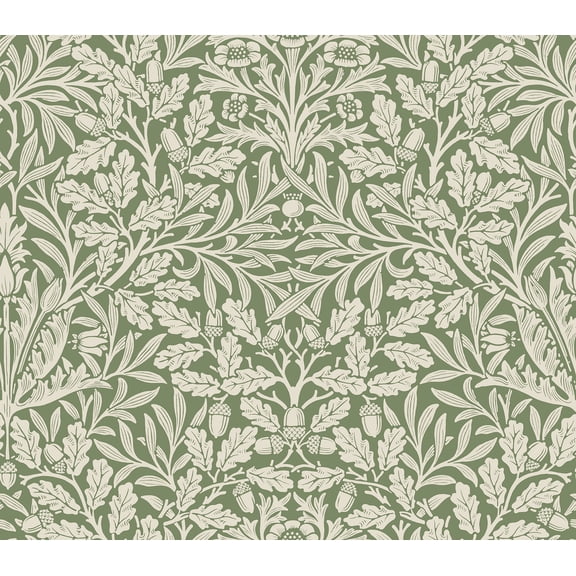 Morris & Co. Acorn Forest Peel and Stick Wallpaper