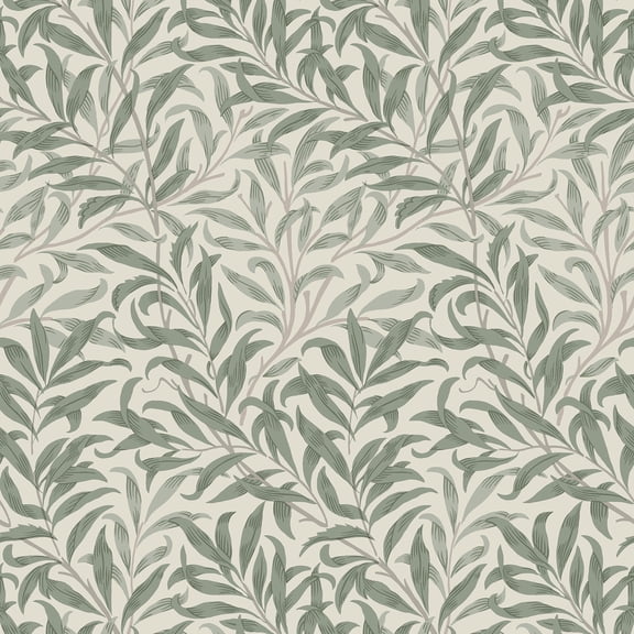 Morris & Co. Willow Boughs Bayleaf Peel and Stick Wallpaper