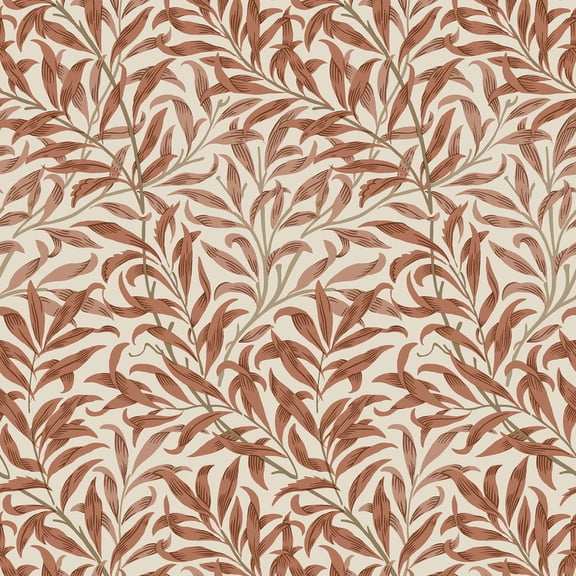 Morris & Co. Willow Boughs Carmine Peel and Stick Wallpaper