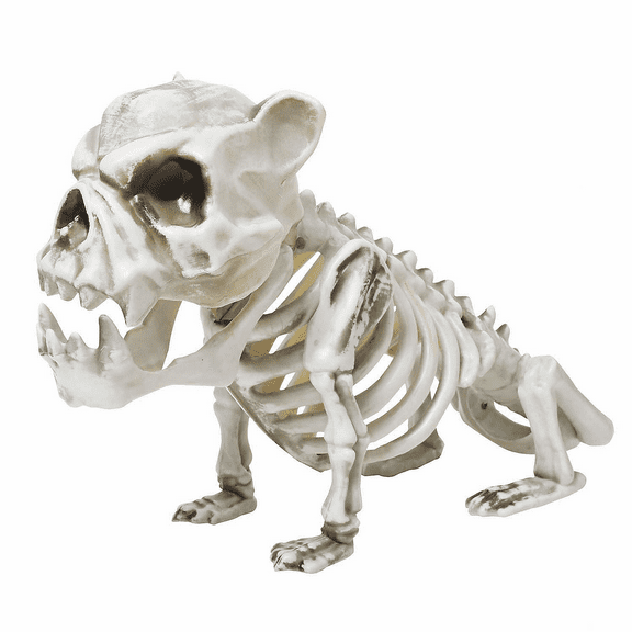 Morris Costumes - 13 Plastic Skele-Bulldog Halloween Decoration - One Size