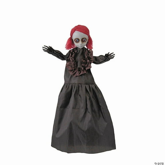 ATC Halloween Hanging Doll with Red Hair - 19 3/4"