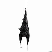 Morris Costumes - 2 Ft. Animated Hanging Light-Up Upside-Down Bat Halloween Decoration - One Size