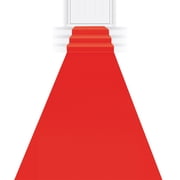 Red Carpet Runner, 24" x 15, 1/Pkg