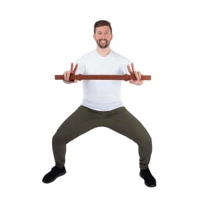 Jazwares Avatar The Last Airbender Men's Aang Staff Halloween Costume Hand Held Props - Brown Medium