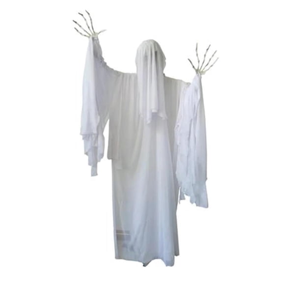 Morris Costumes4 Ft. 7" x 5 Ft. 5 1/2" Skeleton Ghost Animated Prop Standing Halloween Decoration
