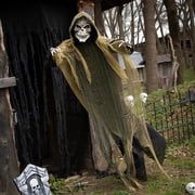 Morris Costumes35 1/4 x 6 Ft. Hanging Grim Reaper Animated Prop Halloween Decoration