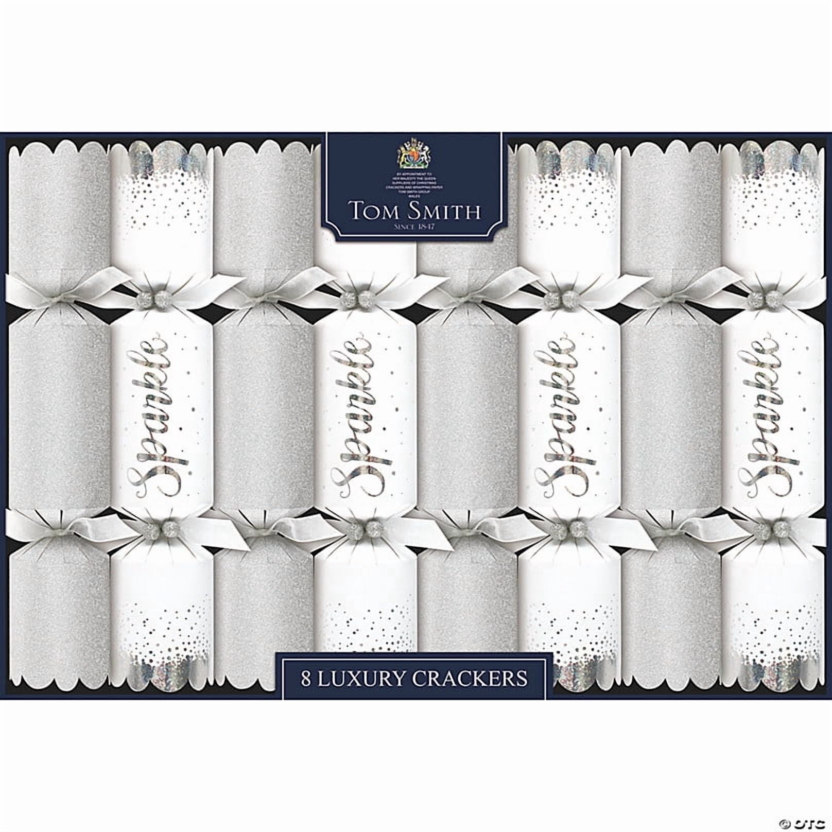 Gold Damask | 6 Large Luxury Christmas Crackers | Plastic Free Metal G – The Cracker Company