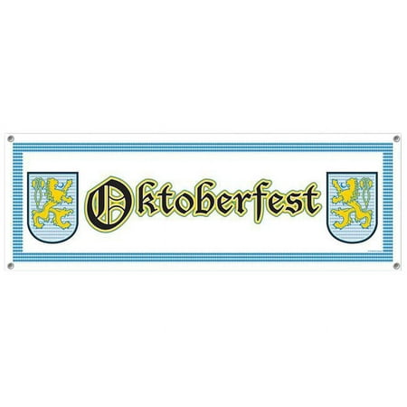 Morris Costumes BG50987 Oktoberfest Sign Banner Costume