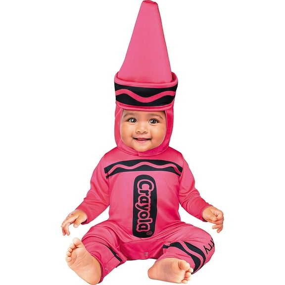 Inspirit DesignsCrayola Kids' Pink Crayon Halloween Costume Jumpsuit - Pink 12-18 Months