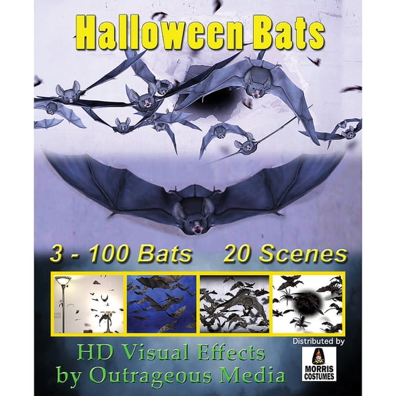 Morris Costumes Bats Digital Halloween Decorations -