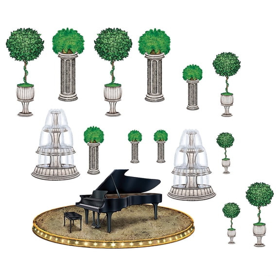 Morris Costumes Black Tie Piano & Decor