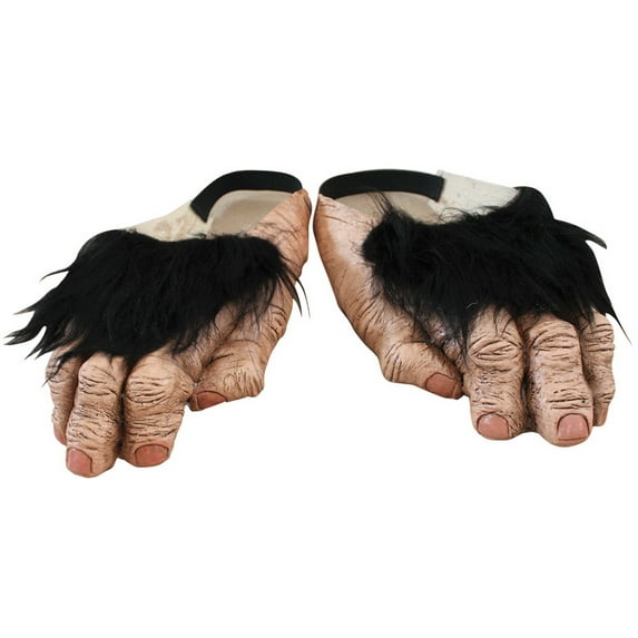Morris Costumes Brown Chimp Feet - Adult