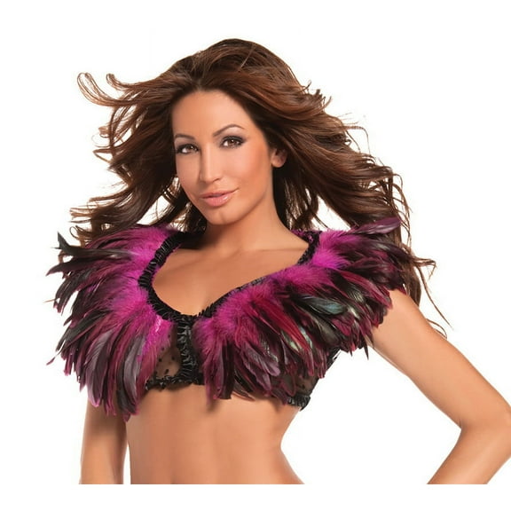 Morris Costumes CK1001HP Feather Top Hot Pink