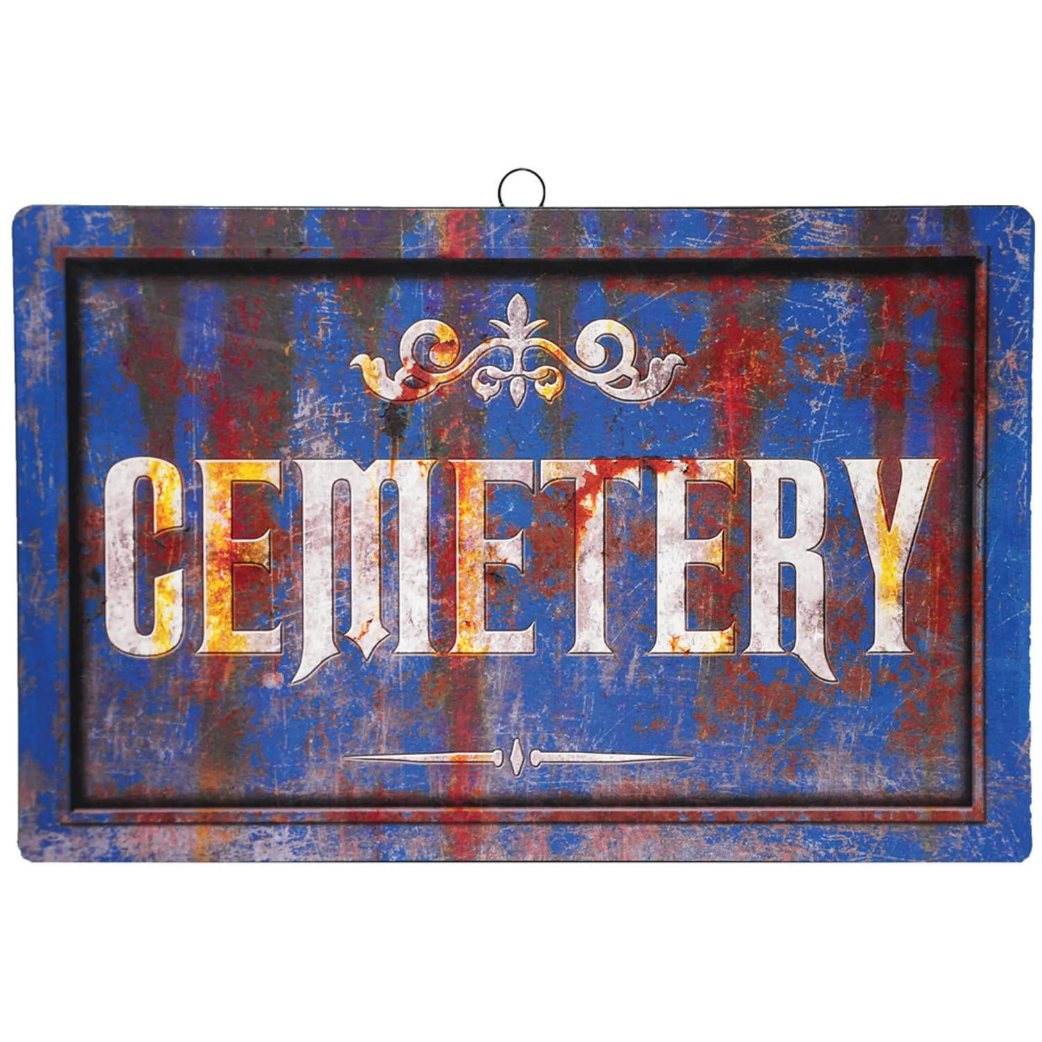 Morris Costumes Halloween Graveyard Decorations: Aged Metal Cemetery ...