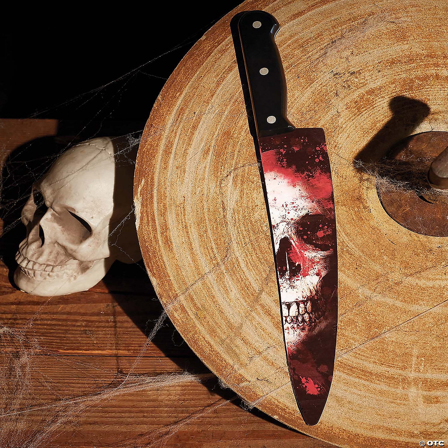 Fun World Skull Chef Knife Graphic Blade Horror Scary Halloween Costume ...