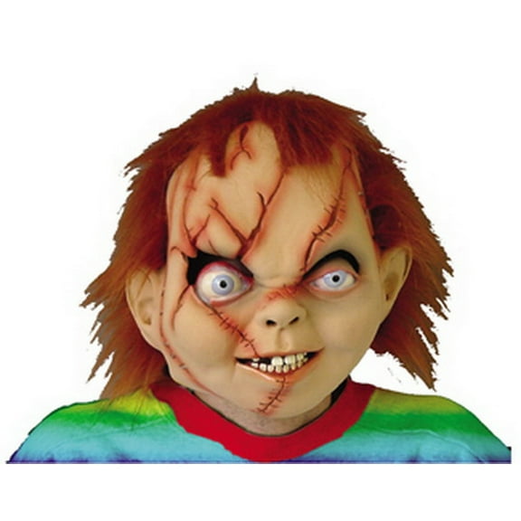 Morris Costumes Chucky Dreadful Doll Head Latex Mask for Adults