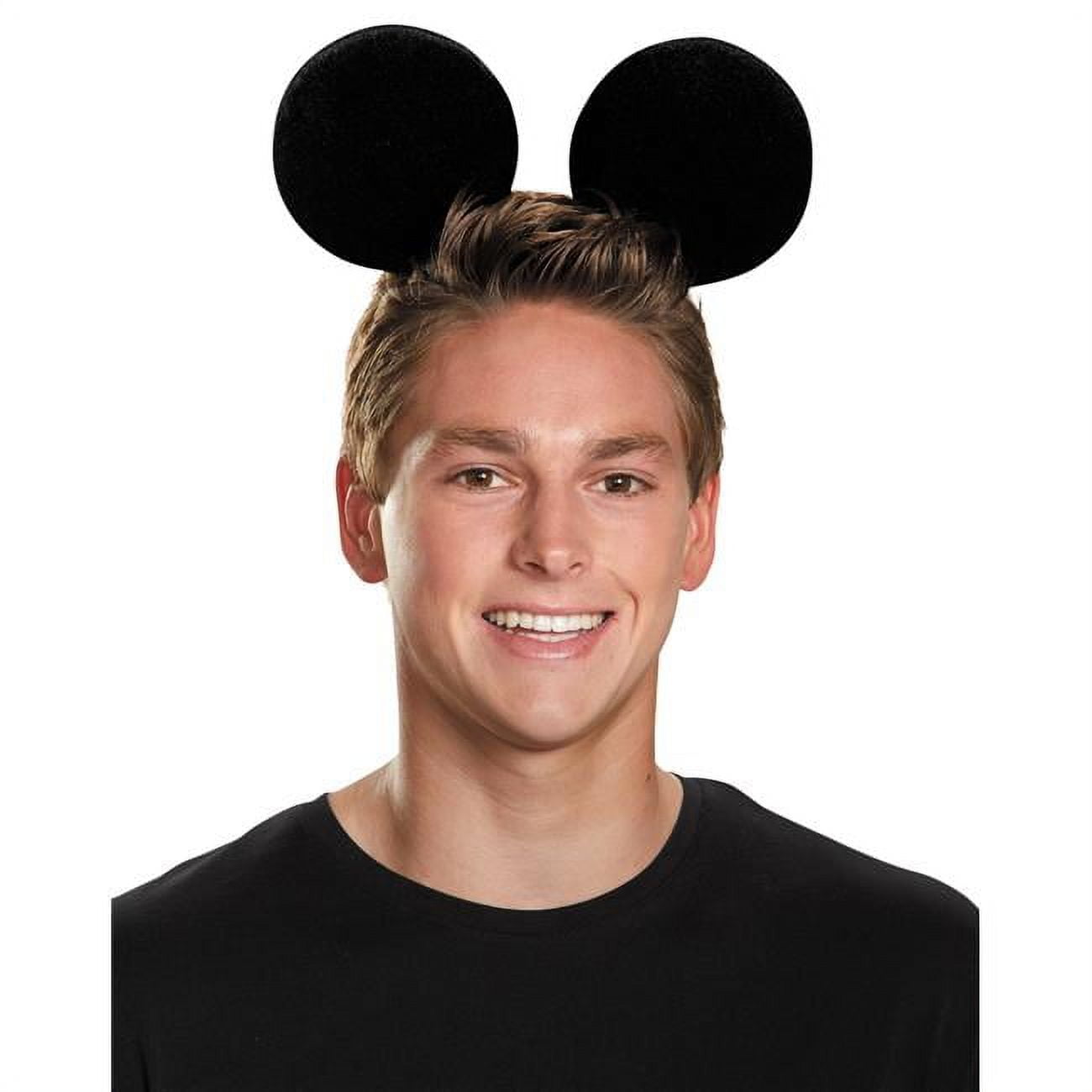 Deluxe Black Mickey Mouse Ears Headband