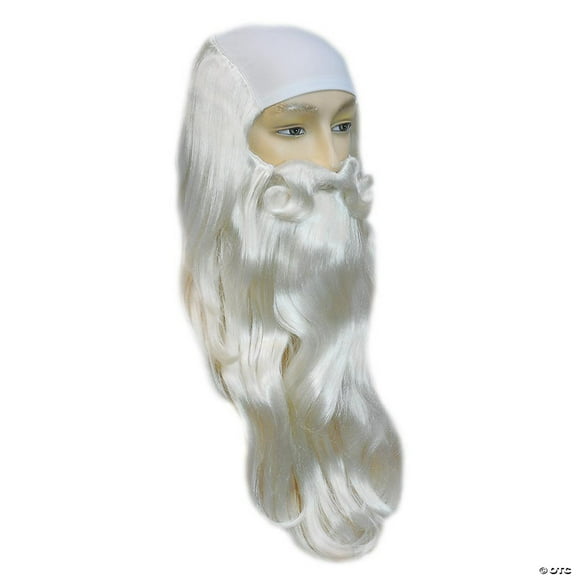 Morris Costumes Father Time / Merlin Bald Wig