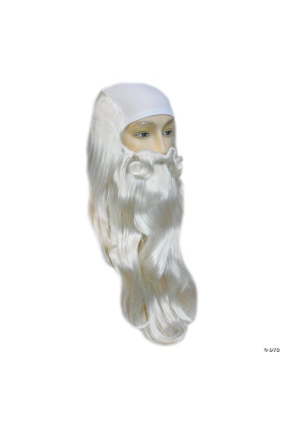 Morris Costumes Father Time / Merlin Bald Wig