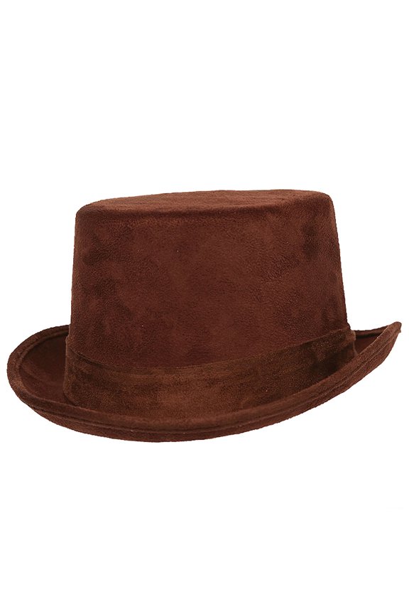 Morris Costumes Faux Suede Top Hat