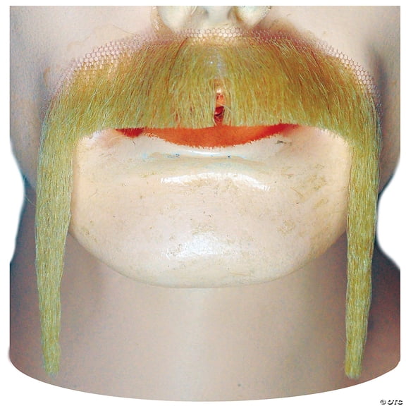 Morris Costumes Fu Manchu M11L Mustache - Human Hair