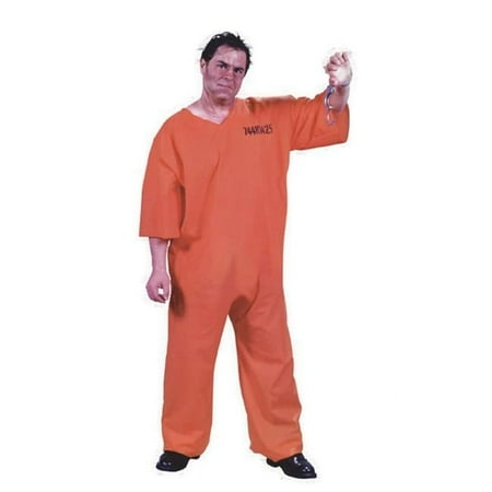 Adult's Mens Got Busted Criminal Costume Plus Size