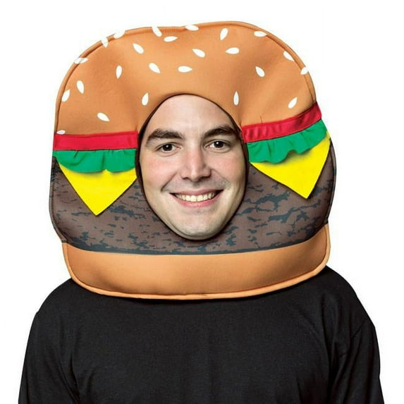 Morris Costumes GC3551 Cheeseburger Open Face Mask
