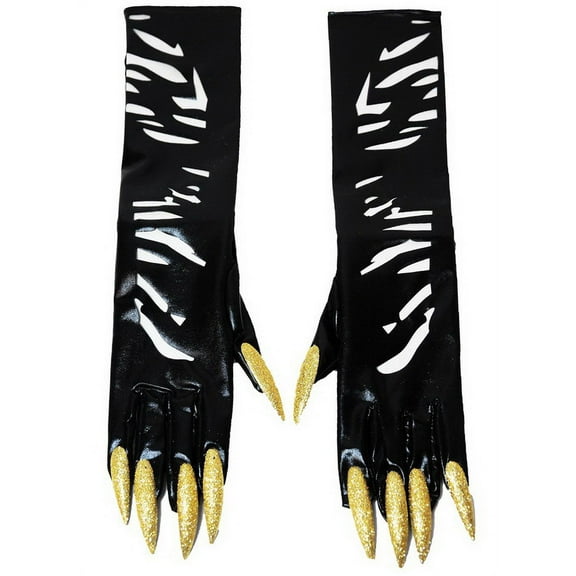 Morris Costumes GL-H180202 Cat Scratch Opera Gloves W Cla