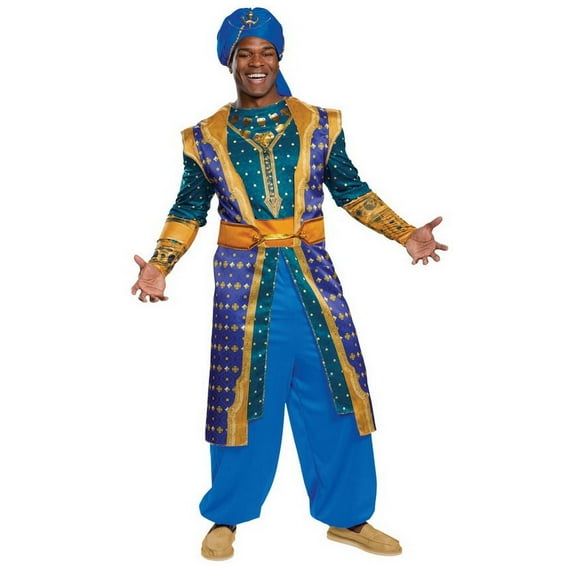Morris Costumes Genie Deluxe Fancy-Dress Costume for Adults with Aladdin Theme, Adult Size M