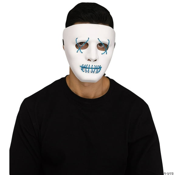 Morris Costumes Illumo Bluestring White Mask