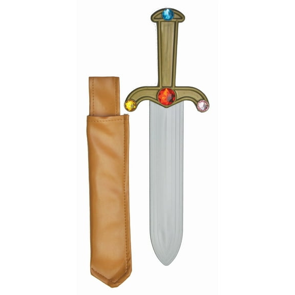 Morris Costumes Jeweled Dagger & Sheath