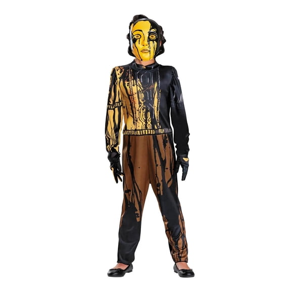 Kids Classic Bendy and the Dark Revival Audrey Jumpsuit Costume - Medium 7-8