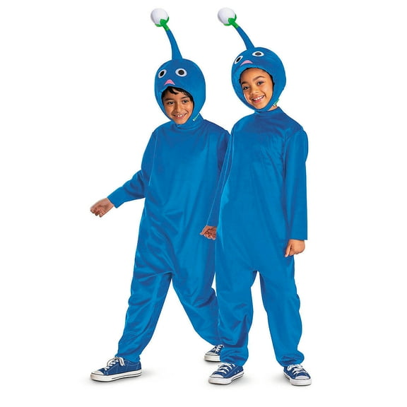 Kids Classic Pikmin Blue Pikmin Jumpsuit Costume - Medium 7-8