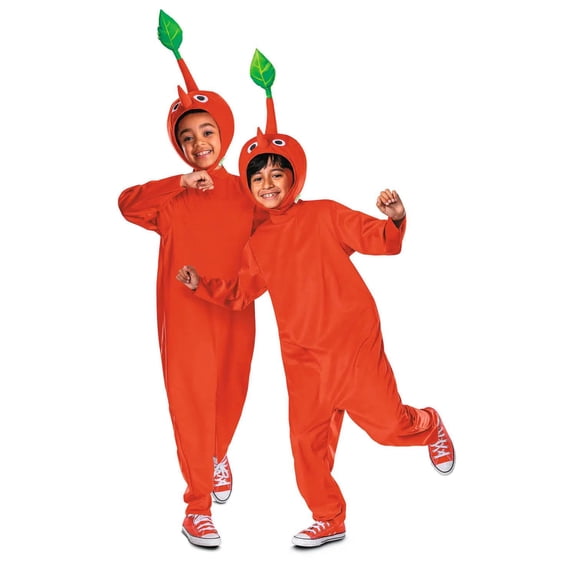 Kids Classic Pikmin Red Pikmin Jumpsuit Costume - Small 4-6
