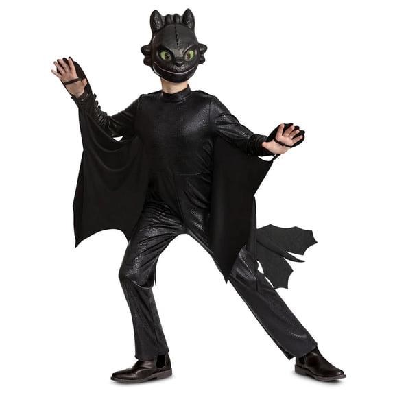 Kids Deluxe How to Train Your Dragon Live Action Toothless Costume - Medium 7-8
