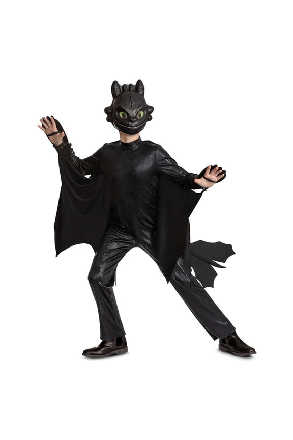 Kids Deluxe How to Train Your Dragon Live Action Toothless Costume - Medium 7-8