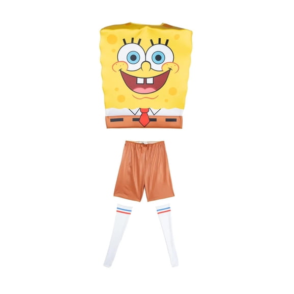 SpongeBob Boys' Halloween Deluxe Costume Set - Yellow '4-7