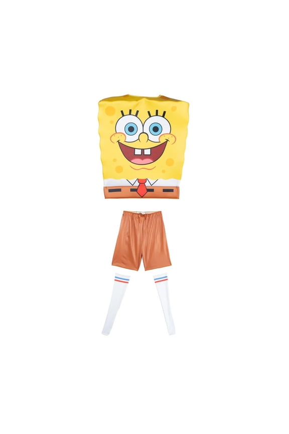 SpongeBob Boys' Halloween Deluxe Costume Set - Yellow '4-7