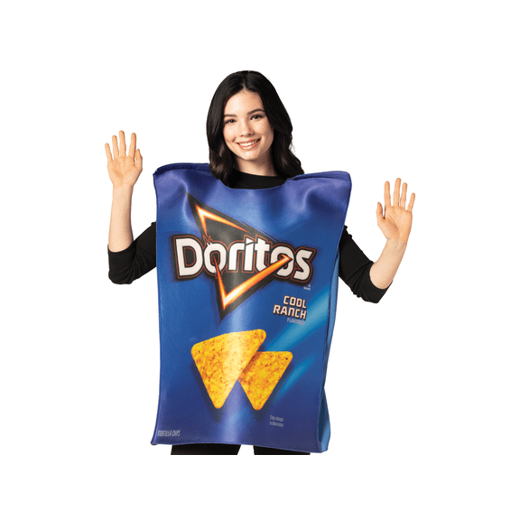 Imposta Costumes Doritos Cool Ranch Bag Halloween Costume, Blue, Teen Size 16, 30058-1416