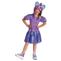 Kids Furby Purple Hooded Dress Costume - Large 10-12