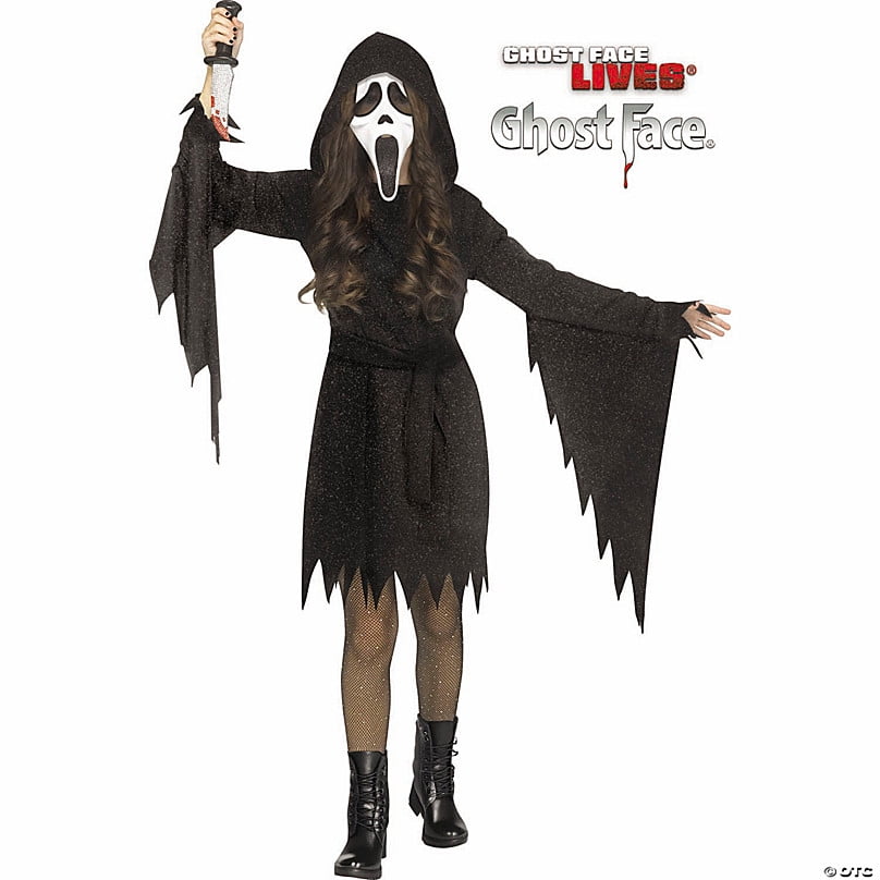 Scream Ghost Face Girls Dress Child Costume X-Large 14-16