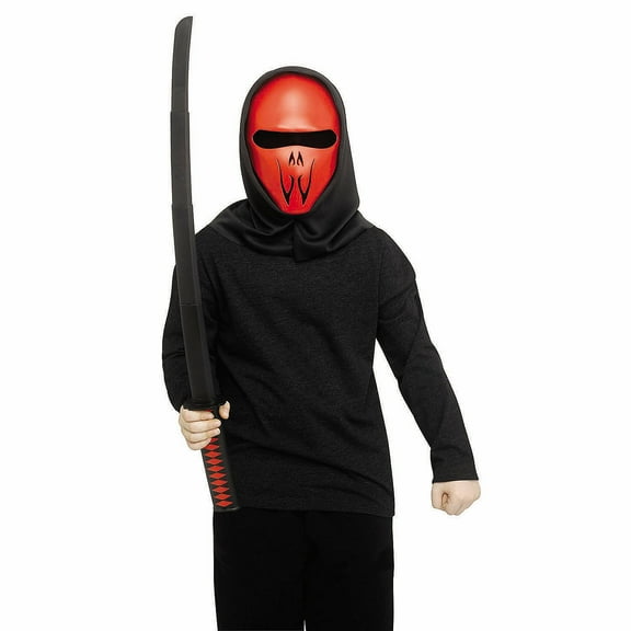 Fun World Fun World Kids' Ninja Guard Halloween Costume Accessories 2pk - Black One Size