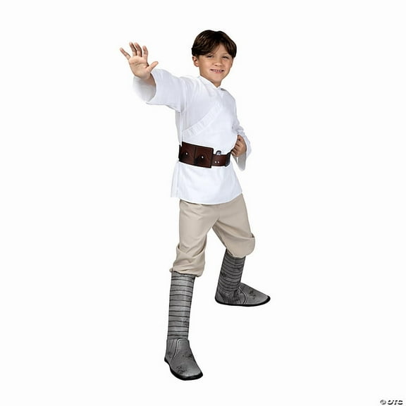Star Wars Kids' Luke Skywalker Halloween Costume Apparel Sets - White 12-14