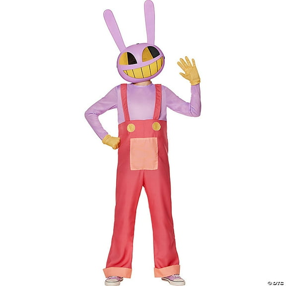 InSpirit Designs, LLC The Amazing Digital Circus Jax Child Costume | Large 10-12 Unisex